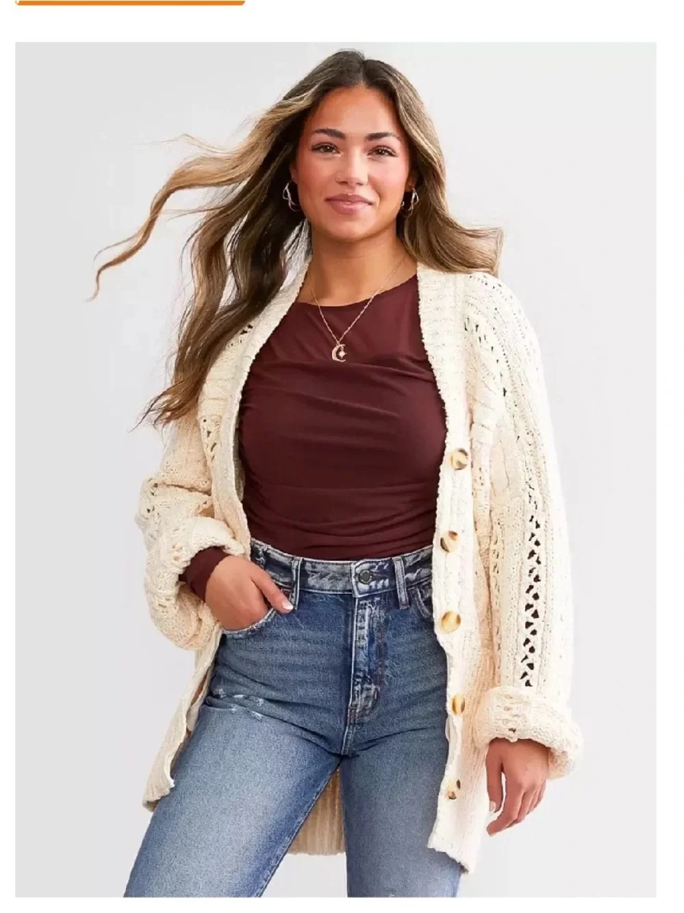 Free People Oversized Women’s Sweater Cardigan